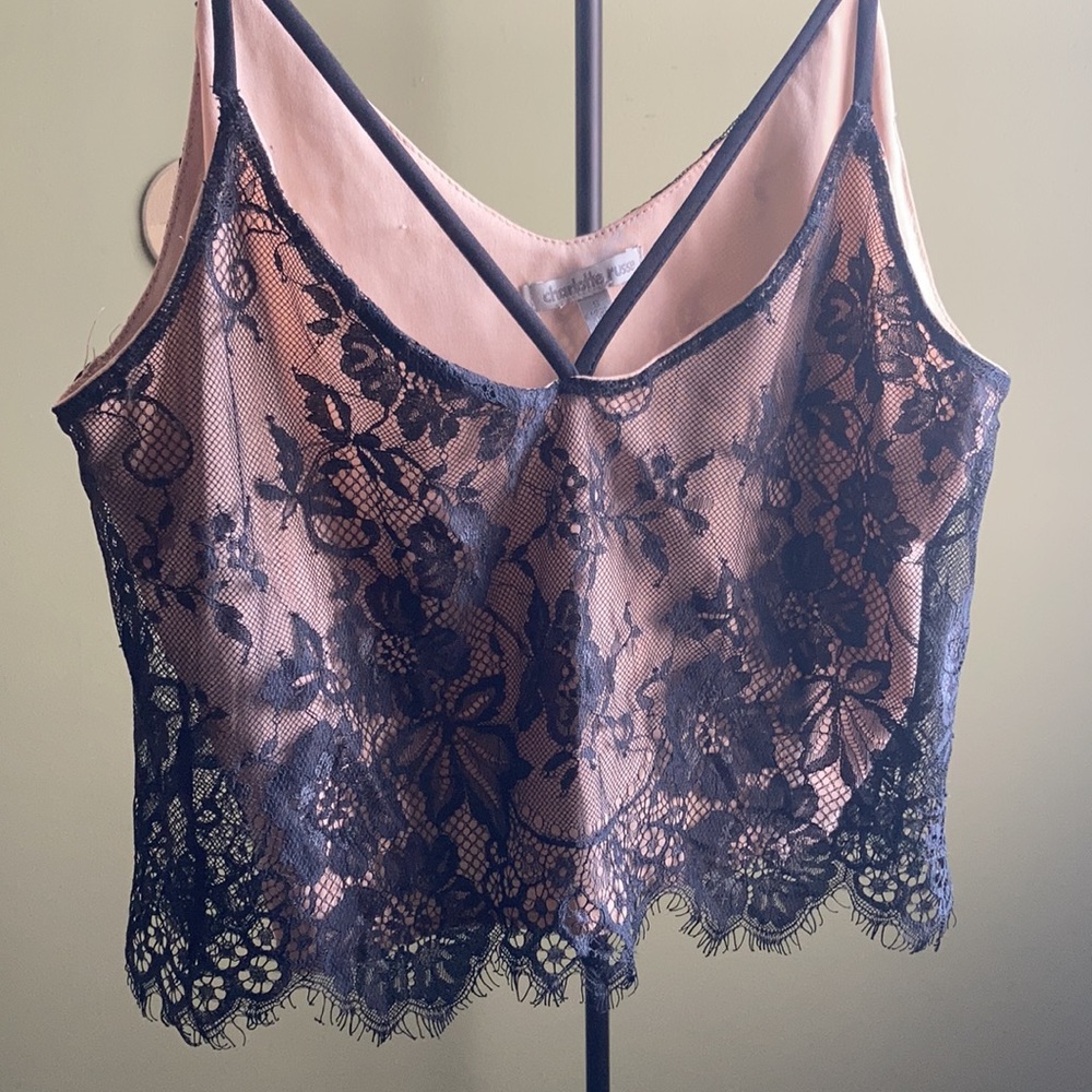 Lace tank top